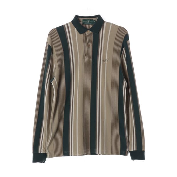 헨리코튼 스트라이프 롱슬리브 카라티 M