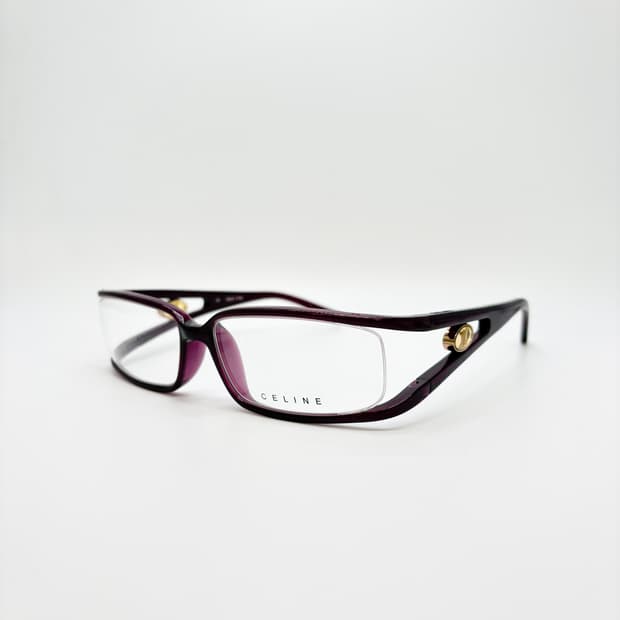 CELINE 셀린느 퍼플 스퀘어 뿔테 