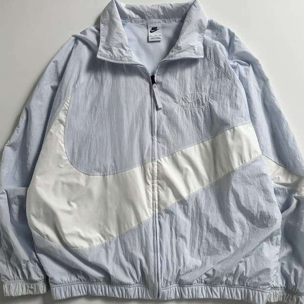 Nike 나이키 빅스우시 베이비블루 우븐 바람막이 자켓