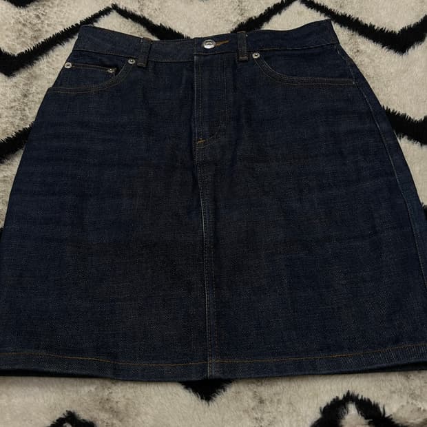 [29]A.P.C 데님 미니 스커트/생지
