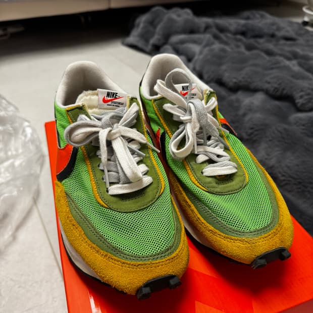 275) 나이키 사카이 ld 와플 멀티 그린