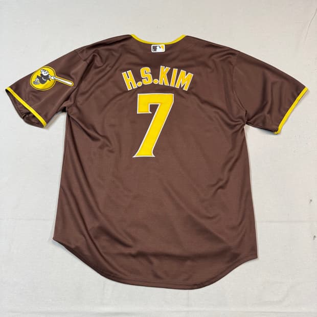 XL) MLB 나이키 샌디에이고 파드리스 김하성 선수 유니폼 7번