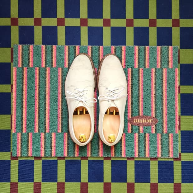 알든 2635 유니페어 별주 화이트 벅스 슈즈