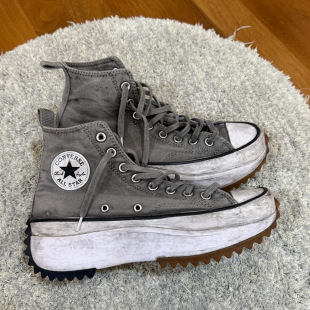 [265] 컨버스 런스타 하이크 하이 빈티지 스모크 그레이