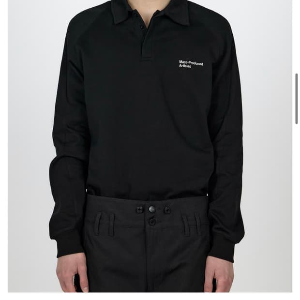 플라스틱 프로덕트 MPa COLLAR JERSEY (BLACK)