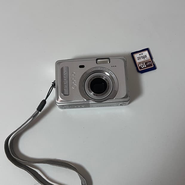 *희귀* 펜탁스 S55 디지털 카메라 실버 (결과물 새로 업데티트O)