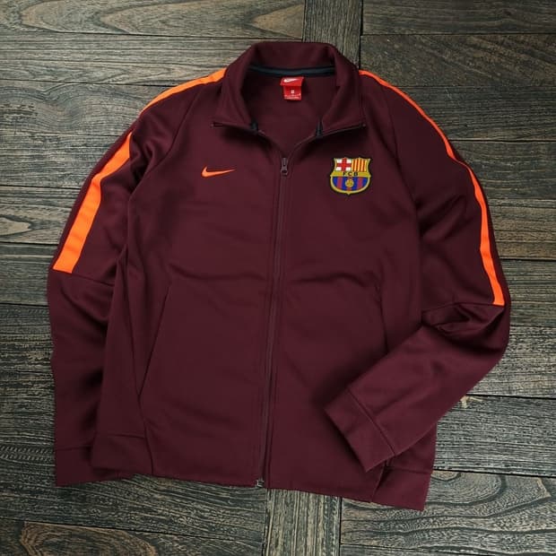 [나이키] FC 바르셀로나 축구팀 져지 트랙탑 집업 자켓  M18784