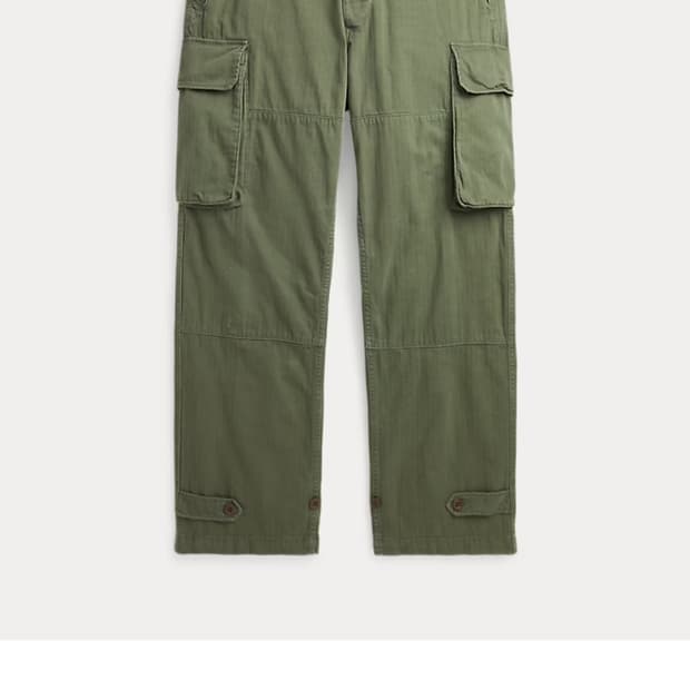 폴로 릴렉스핏 헤링본카고팬츠 31/32