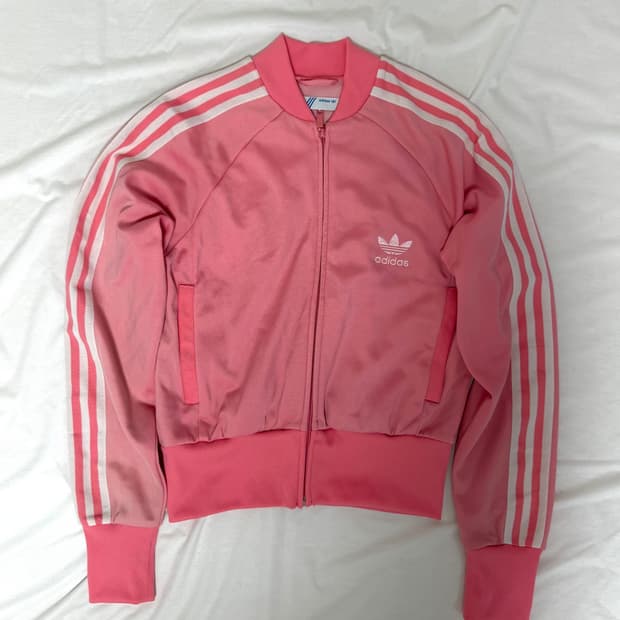 아디다스 딸기우유 핑크 세미크롭 져지