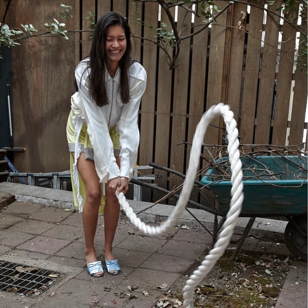 Open YY 리넨 봄버