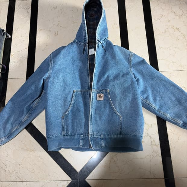 칼하트 데님 후드집업
