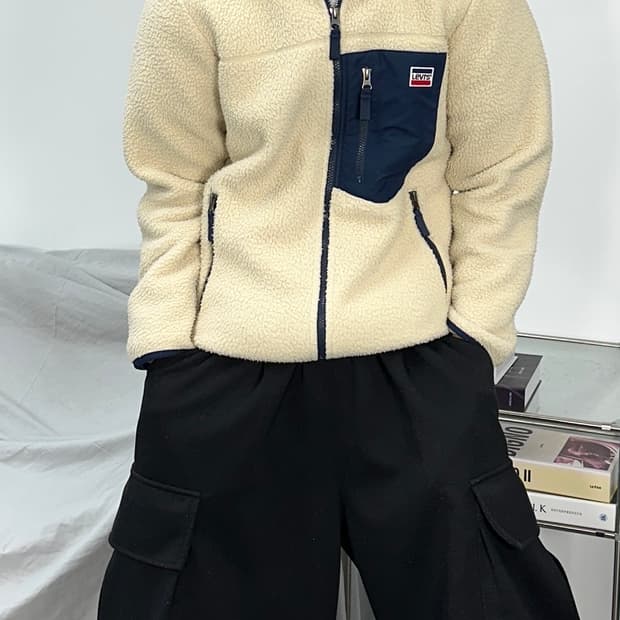 리바이스 뽀글이 플리스 자켓 S