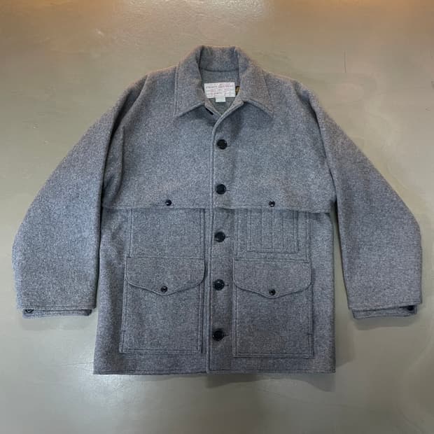 필슨 더블 메키노 울100 크루져 자켓 그레이