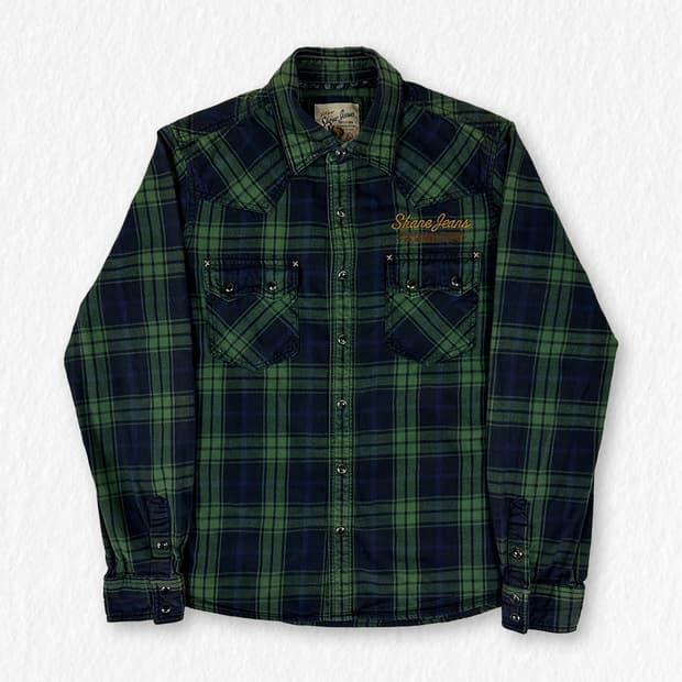 쉐인진스 체크 셔츠
