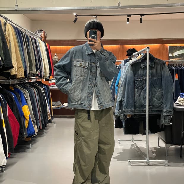 90s Lee 쉐르파 데님 자켓