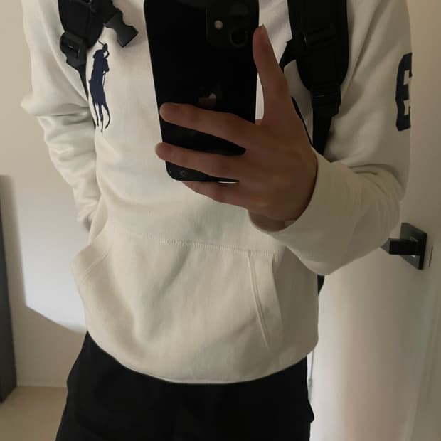 (L)폴로 빅포니 후드티