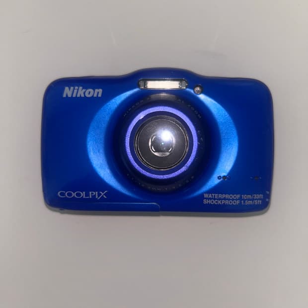 [빈티지 디카] 니콘 쿨픽스 s32 블루 (방수,방진 가능)