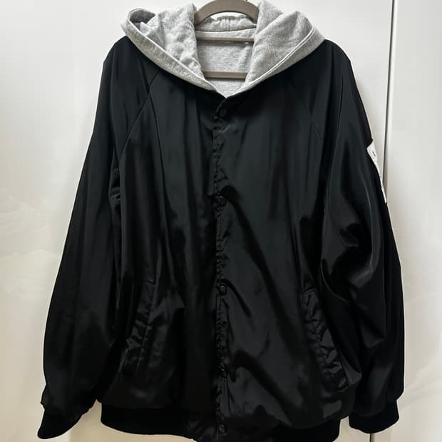 항공점퍼 후드 블랙