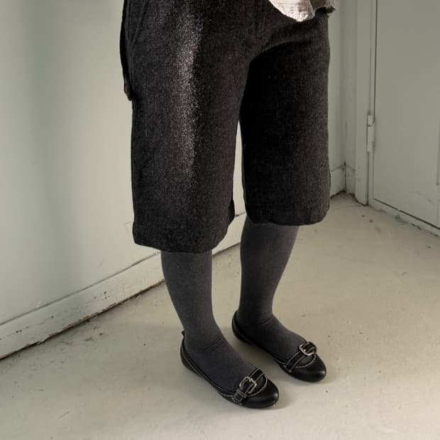 일본빈티지 울90% 포멀 하프팬츠