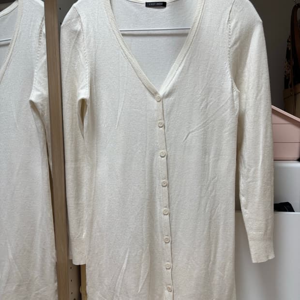 레스트로즈 lestrose 아이보리 롱 레이스 가디건 갸루 모리걸 일브