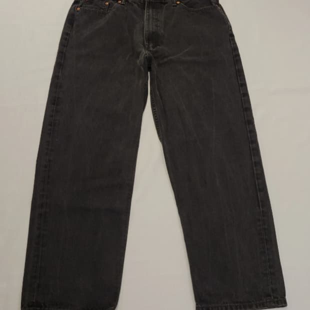 리바이스 550 블랙진 40x32