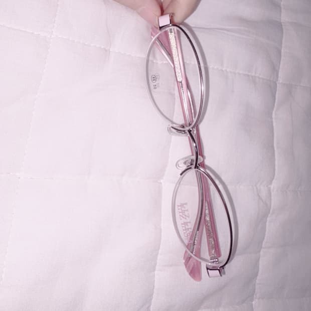 Liz Lisa 리즈리사 빈티지 핑크 안경 히메갸루 클리시어 진리빈티지