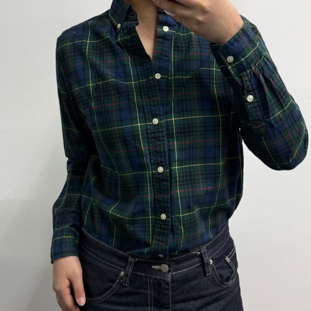 [XL] 폴로 타탄체크 셔츠