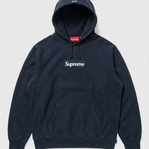 슈프림 박스로고 S 네이비