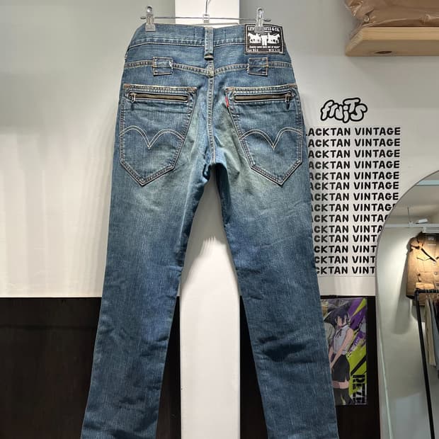 리바이스 511 지퍼 디테일 데님팬츠
