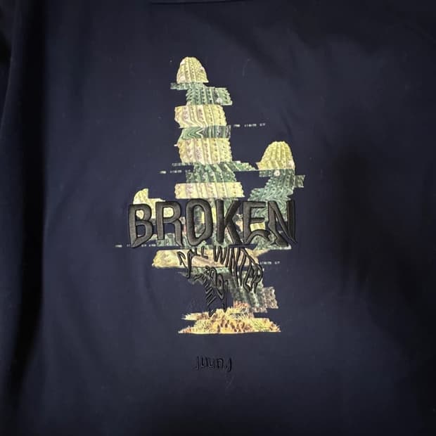 준지 선인장 broken 반팔티