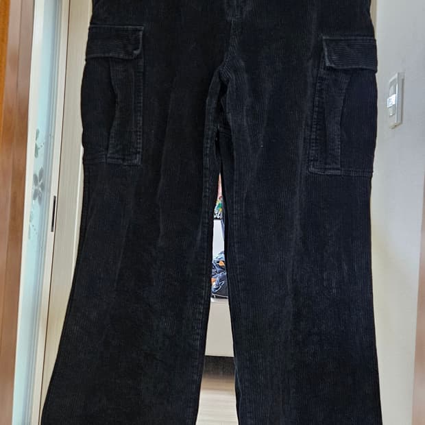 블랙아웃 코듀로이 카고팬츠 XL