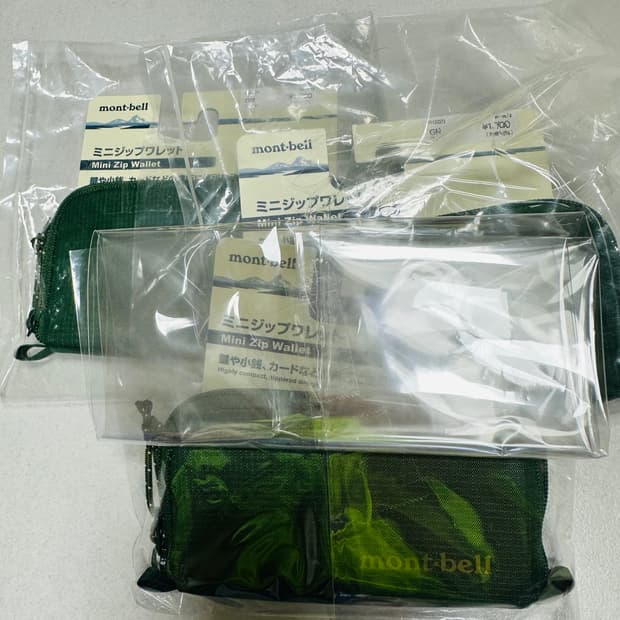[새상품/무배/그린] 몽벨 미니 지갑 주우재 카드지갑 113337