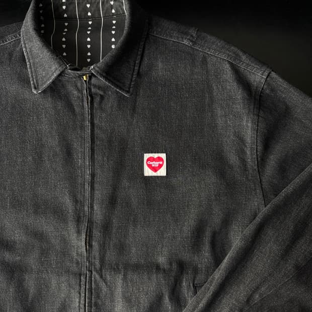 칼하트 허드슨 리버시블 자켓 회색 L