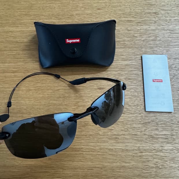 슈프림 퓨즈 선글라스 블랙