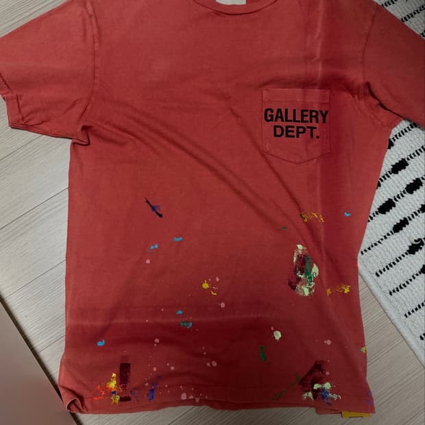 Gallery Dept 페인트 포켓 티셔츠