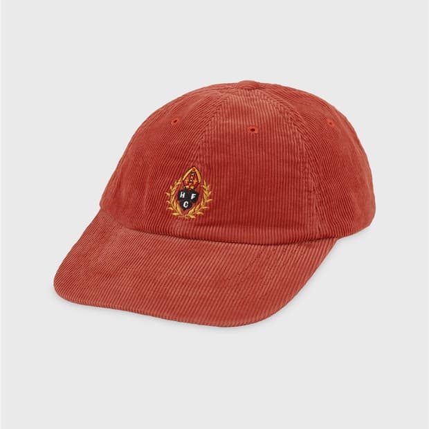 헤리티지플로스 코듀로이 볼캡 모자 브릭레드
