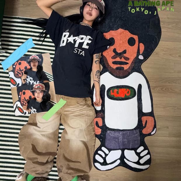 < Bape Camouflage STA Logo T-shirt  >