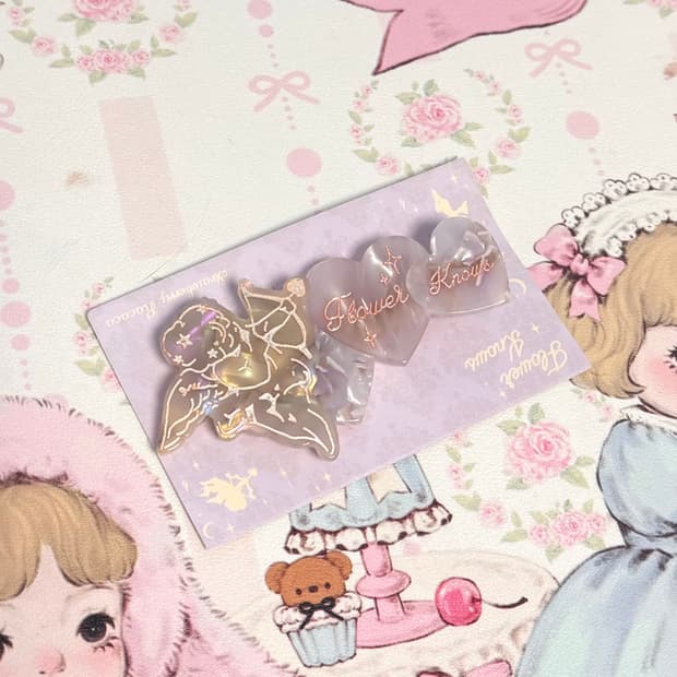 [새상품] 플라워노즈 로코코 헤어핀