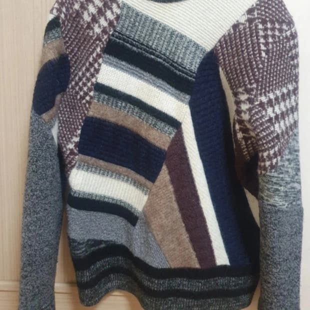 시스템옴므 언발체크 모헤어니트 