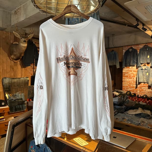 00s 빈티지 할리 데이비슨 롱슬리브 티셔츠