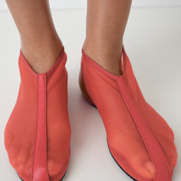 [37,38,39]기마구아스 BAI 매쉬 앵클 부츠/레드