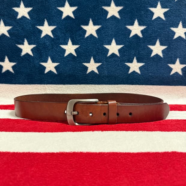 빈티지레더벨트 Cowhide Leather belt 브라운 가죽벨트