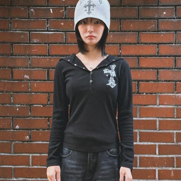 다미쉬 스냅 후드티