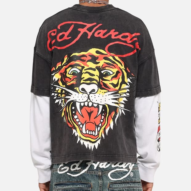 [새제품] 에드 하디 롱슬리브 긴팔티