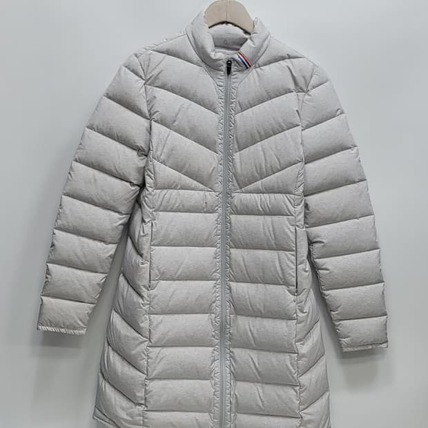 르꼬끄 구스 다운 경량 패딩 / 여 85 (S) 화이트그레이
