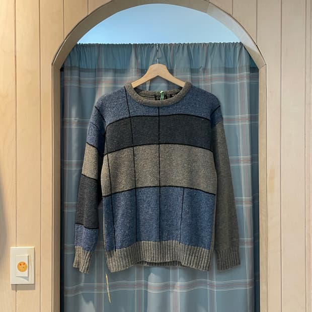 일본빈티지 패턴니트