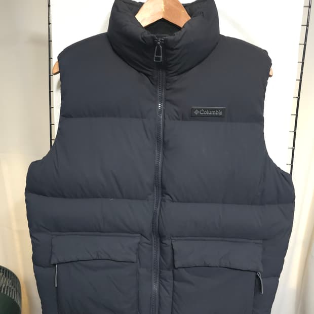 컬럼비아 네이비 구스다운 패딩 베스트 L ✨️정품✨️