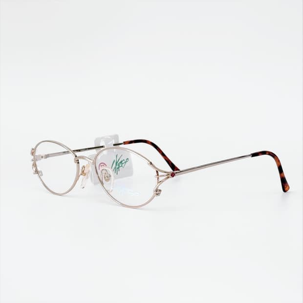 CARISO 골드 큐빅 데드스탁 빈티지안경