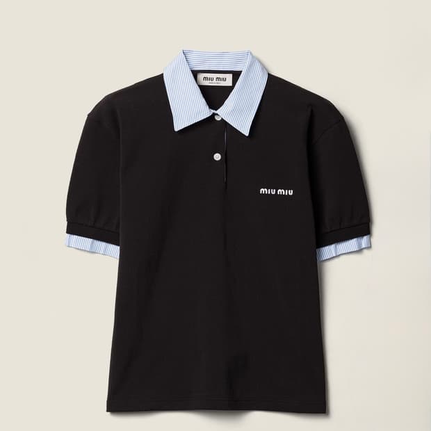 미우미우 코튼 피케 