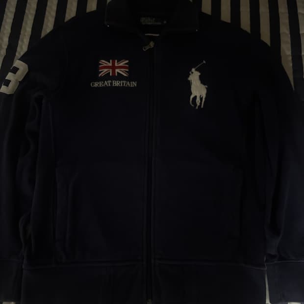 폴로 빅포니 브리튼 집업 M사이즈 네이비